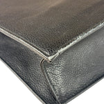 Yves Saint Laurent Vintage Black Leather Briefcase Two-Way Bag