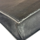 Yves Saint Laurent Vintage Black Leather Briefcase Two-Way Bag