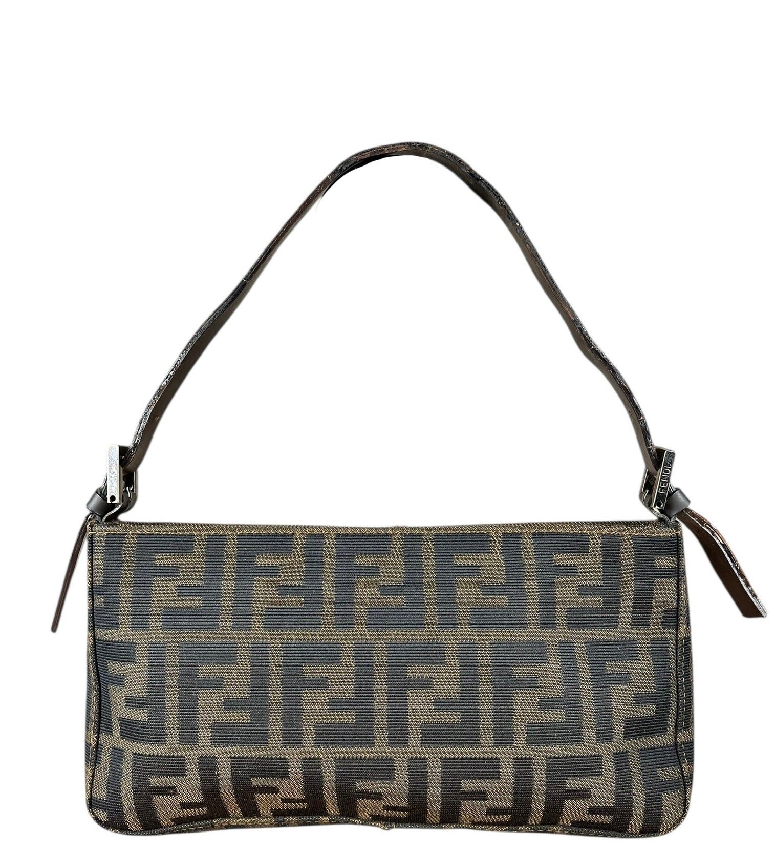 Fendi Vintage Zucca Pochette Shoulder Bag