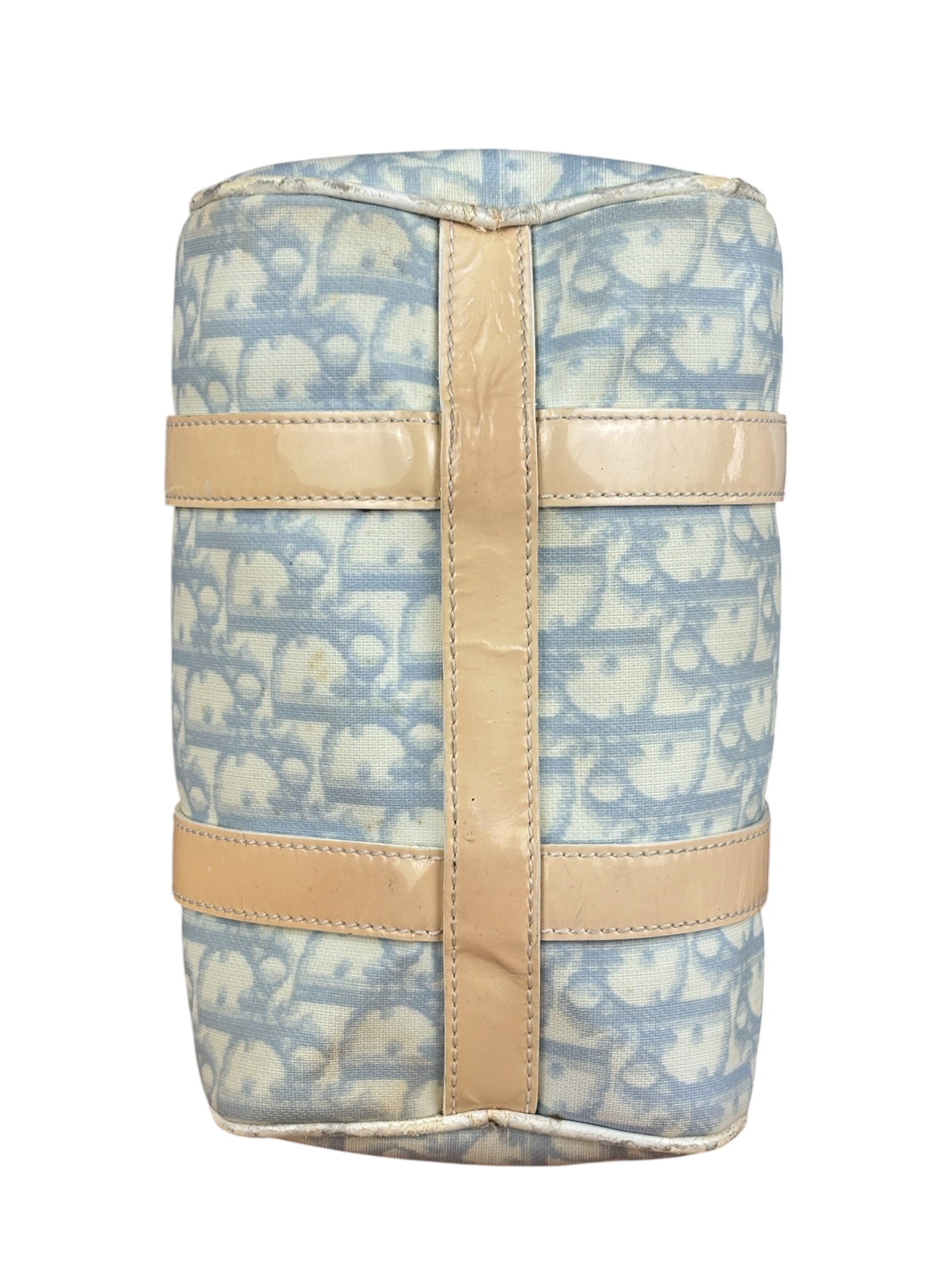 Christian Dior Vintage Trotter Canvas Mini Boston Bag
