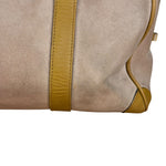 Gucci Vintage Pink Suede Mini Boston Handbag