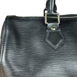 Louis Vuitton Black Epi Speedy 25