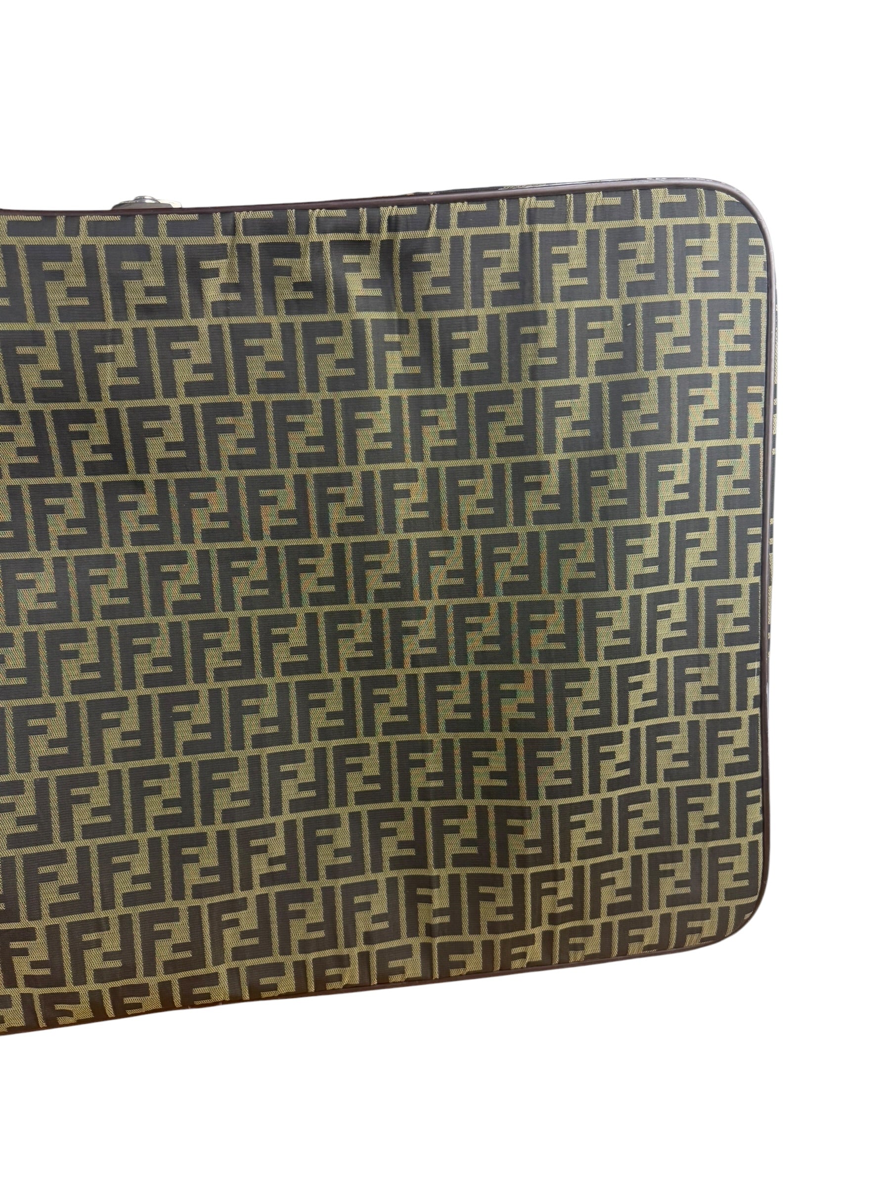 Fendi FF Canvas Suitcase