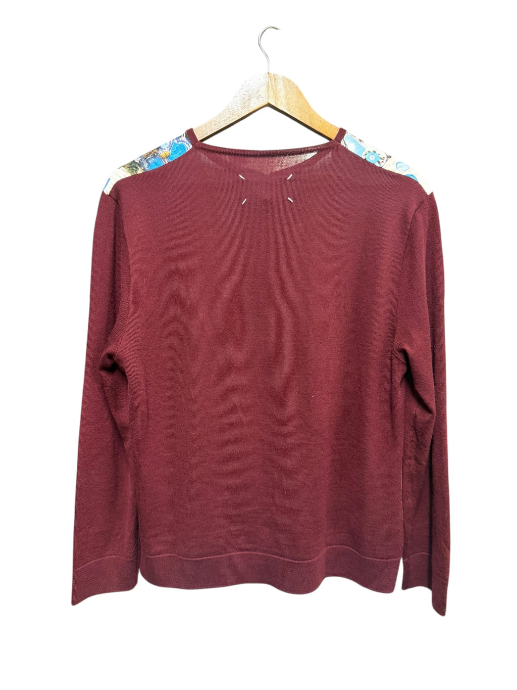 Maison Margiela Paris Fall 2020 'Swimming Pools' Silk Wool Sweater