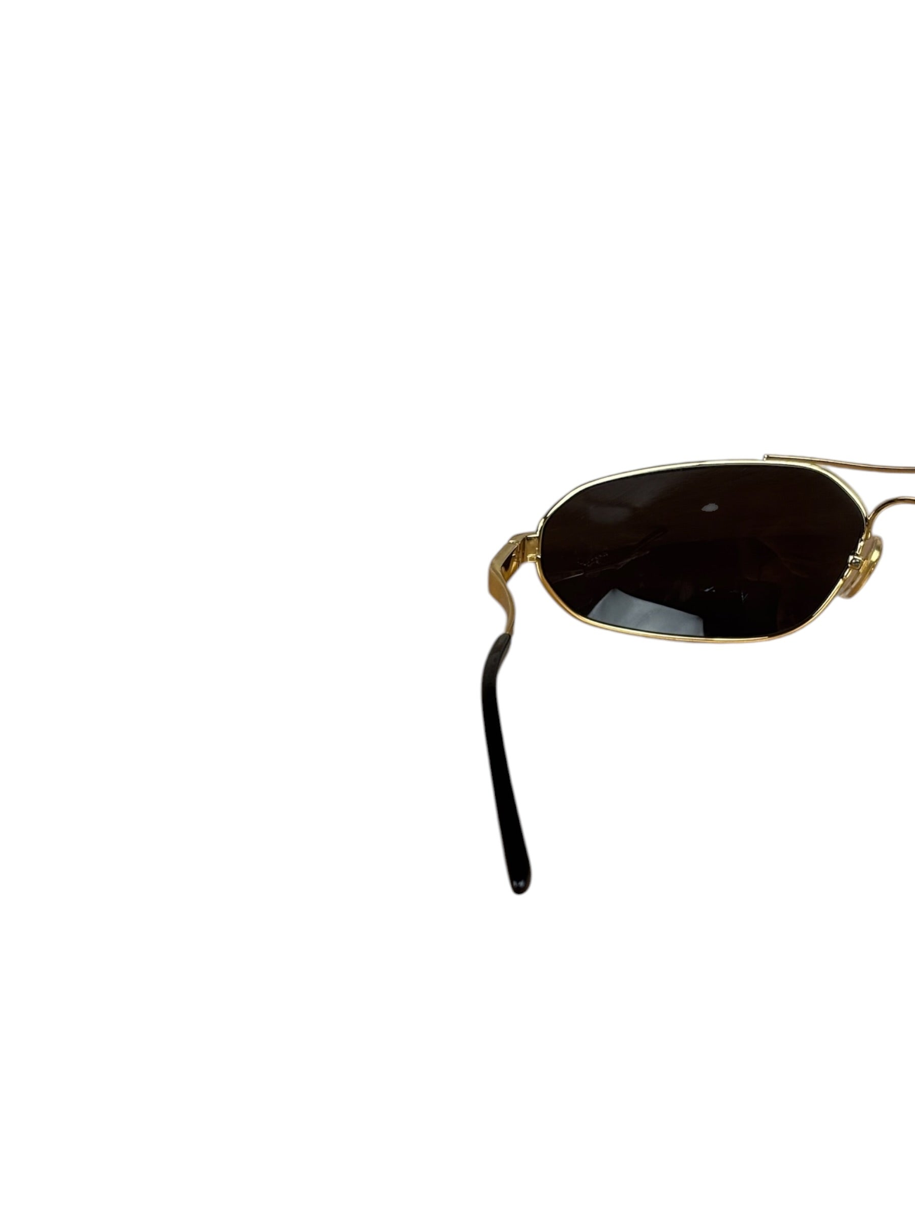 Balenciaga BB0227S Sunglasses Gold Toned Metal Frame