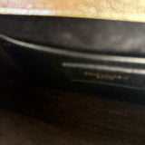 Saint Laurent Textured Metallic YSL Kate Clutch Bag