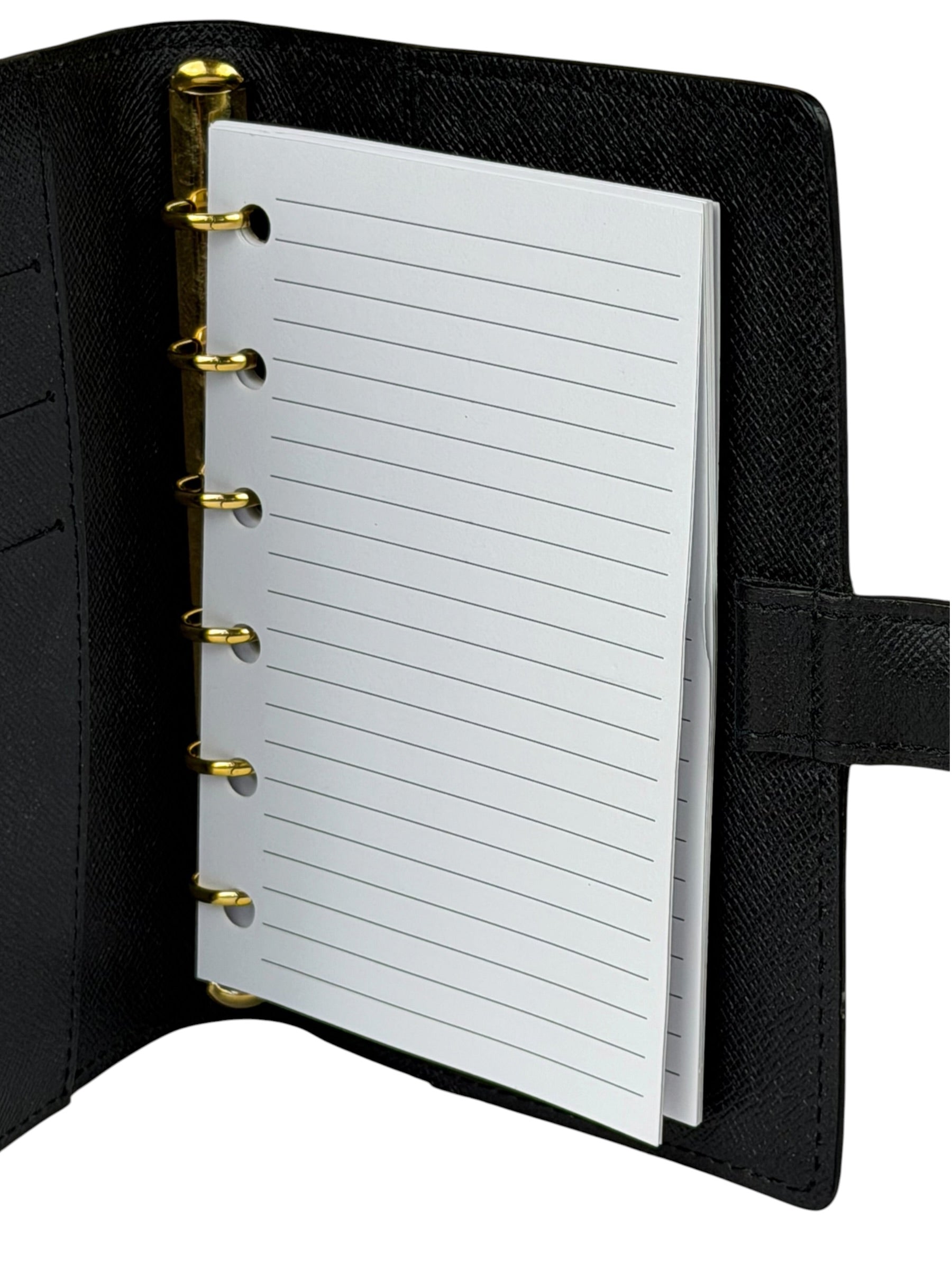 Louis Vuitton Black EPI Leather Agenda MM
