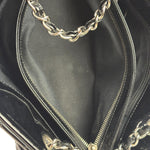 Chanel Black Patent Quilted Leather Just Mademoiselle Bowling Bag 2012