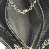 Chanel Black Patent Quilted Leather Just Mademoiselle Bowling Bag 2012