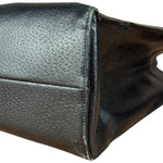 Gucci Vintage Black Leather Shoulder Tote