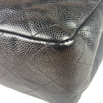 Chanel Black Caviar Quilted Flap Large Flap Bag 2006