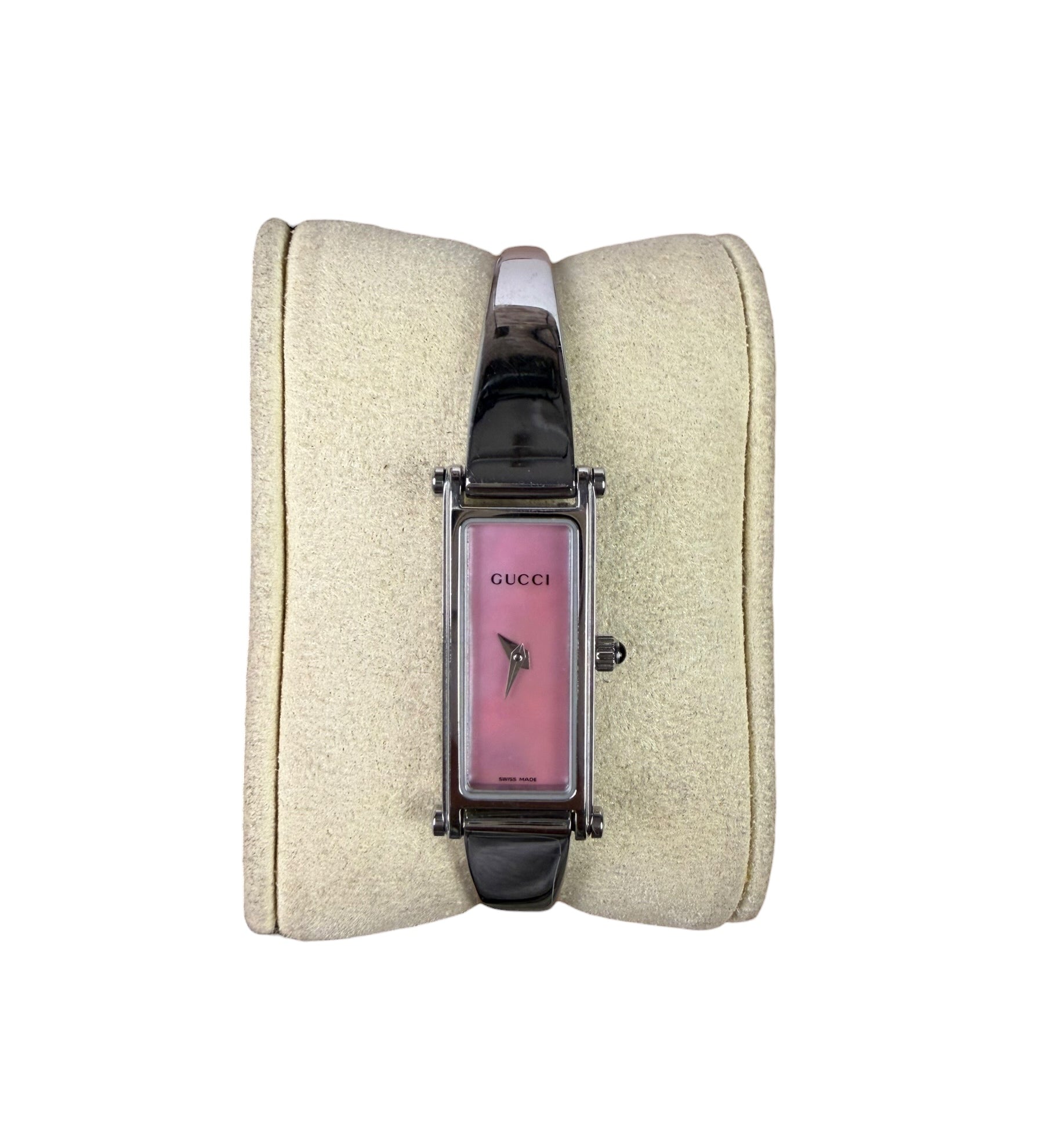 Gucci 1500L Pink Mother Of Pearl Dial