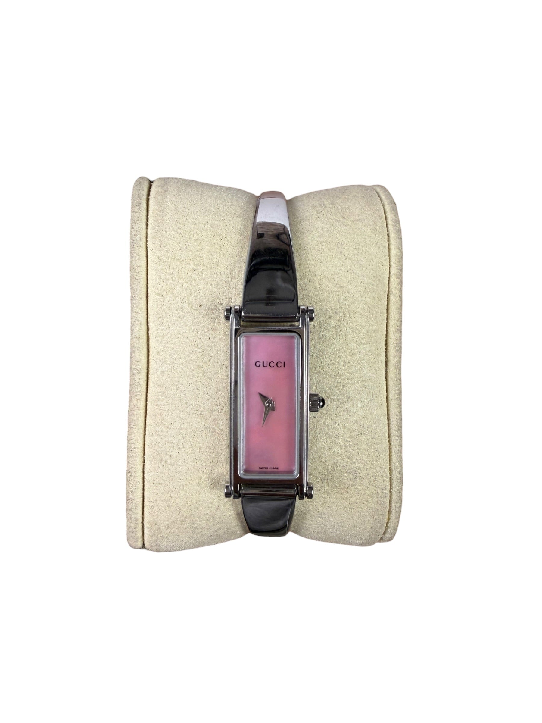 Gucci 1500L Pink Mother Of Pearl Dial