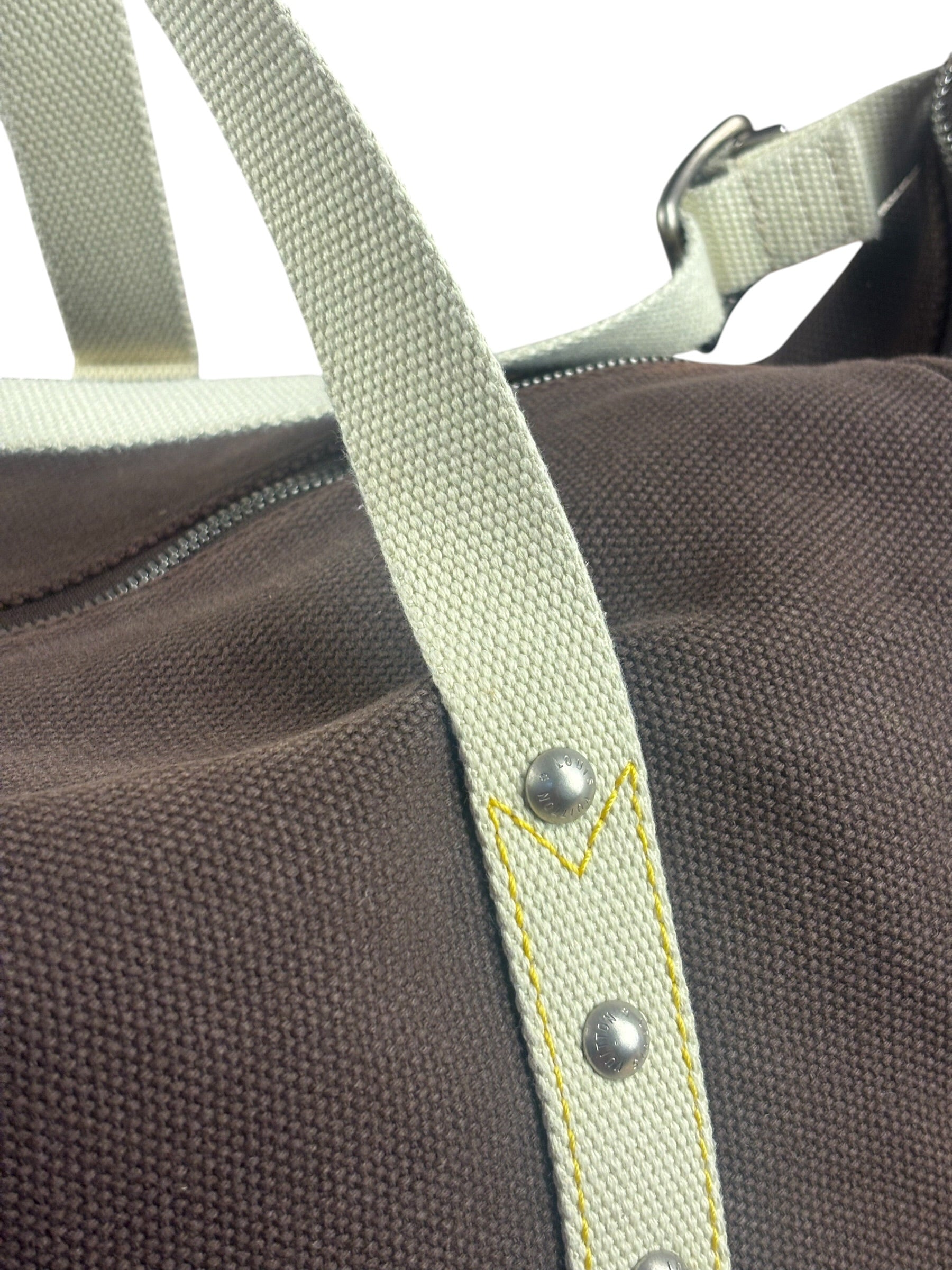 Louis Vuitton Brown Antigua Cabas Shoulder Bag GM