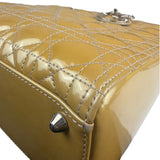Christian Dior Gold Patent L Lady Dior
