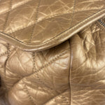 Chanel Gold Quilted Lambskin Lady Braid Flap Bag 2005