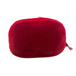 Gucci Red Velvet Leather Trim Marmont Matelasse Bucket Bag