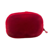 Gucci Red Velvet Leather Trim Marmont Matelasse Bucket Bag