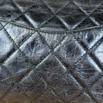 Chanel Blue Metallic Aged Quilted 2.55 Double Flap Bag 2008