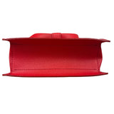 Blue Label Crestbridge Red Pebbled Leather Two-Way Bag