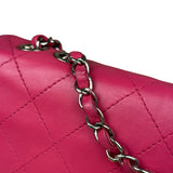 Chanel Pink Quilted Leather Accordion Flap Bag 2014