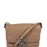 Prada Blush Pink Vitello Shiny Leather Flap Bag