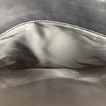 Chanel Black Leather Front Pocket Chain Tote 1998