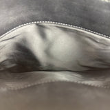Chanel Black Leather Front Pocket Chain Tote 1998
