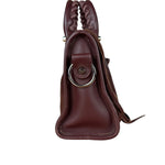 Balenciaga Burgundy Mini City Bag