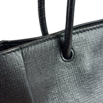 Balenciaga Black Leather Small Shopping Two-Way Tote