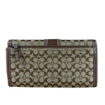 Coach Vintage Signature C Long Wallet Brown