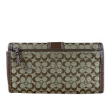 Coach Vintage Signature C Long Wallet Brown