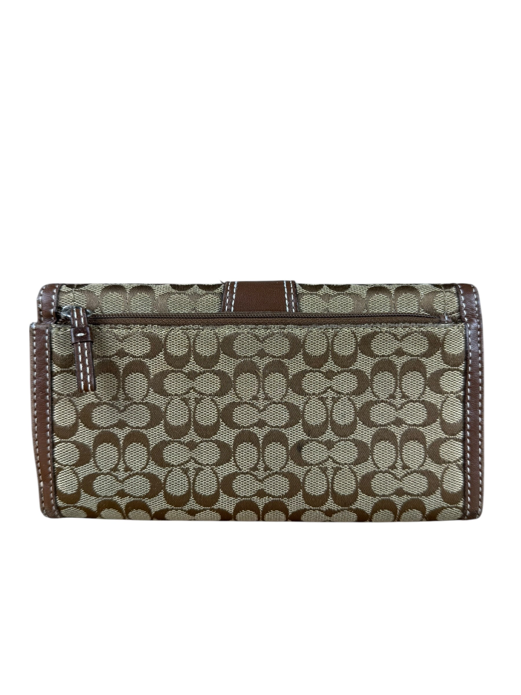 Coach Vintage Signature C Long Wallet Brown