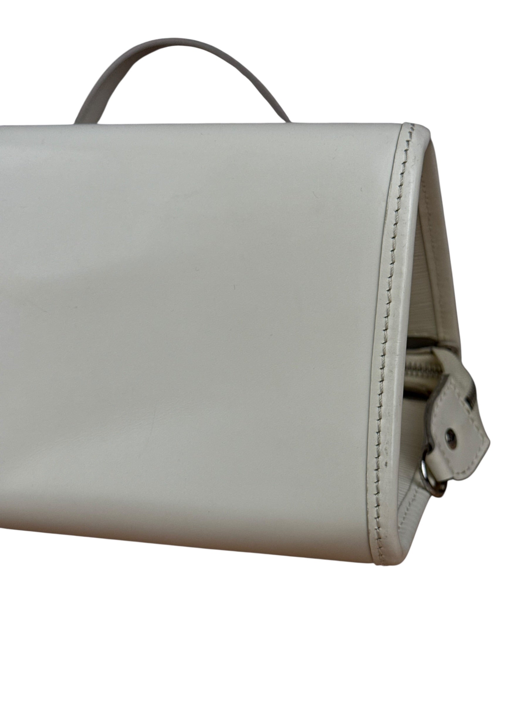 Louis Vuitton White Epi Madeleine PM Handbag