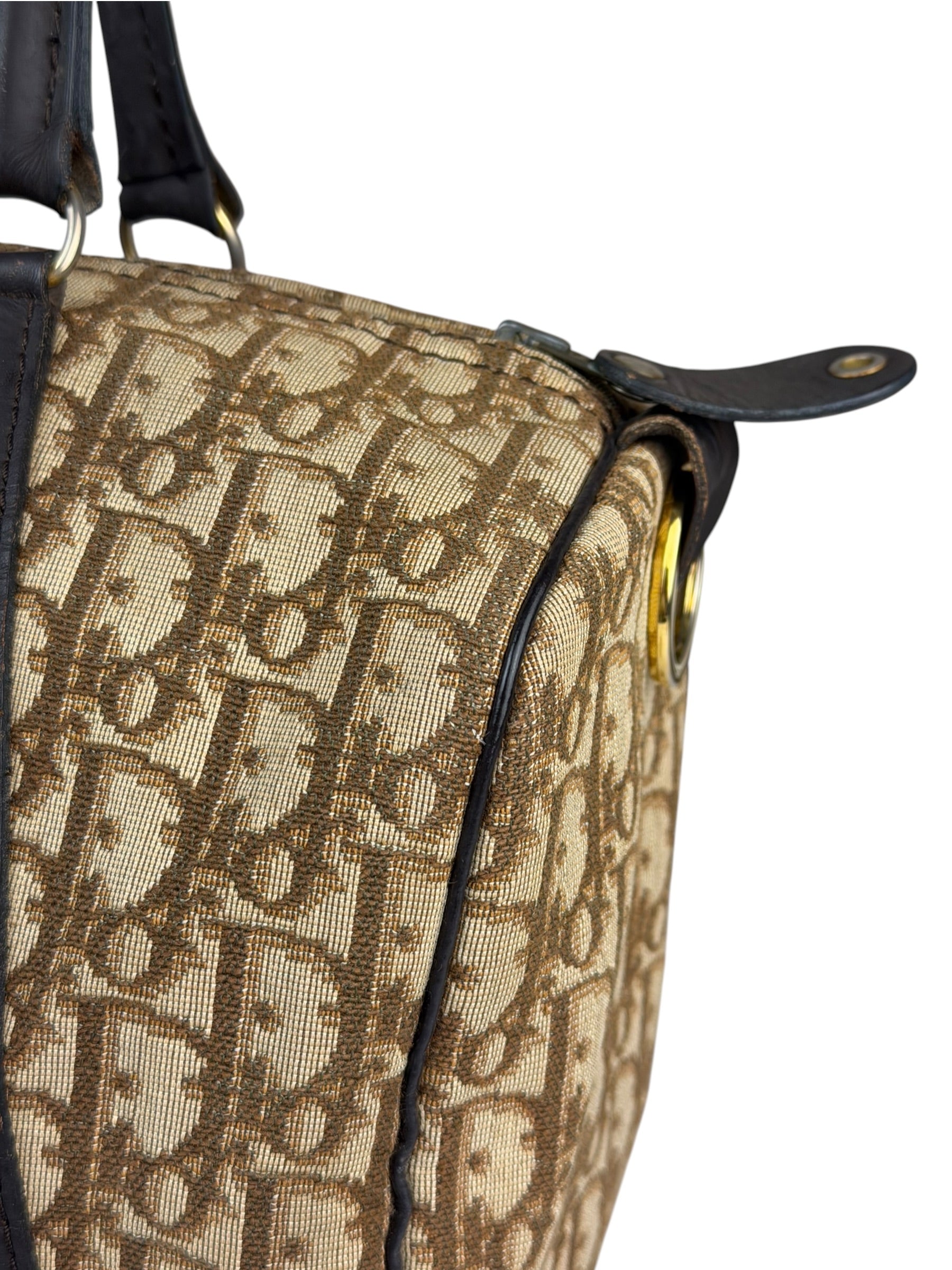 Christian Dior Vintage Brown Trotter Handbag