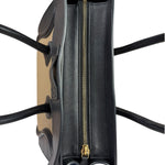 Celine Calfskin Leather/Suede Tri-Color Luggage Tote Bag