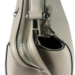 Fendi Cream Leather Latte Two-Way Bag