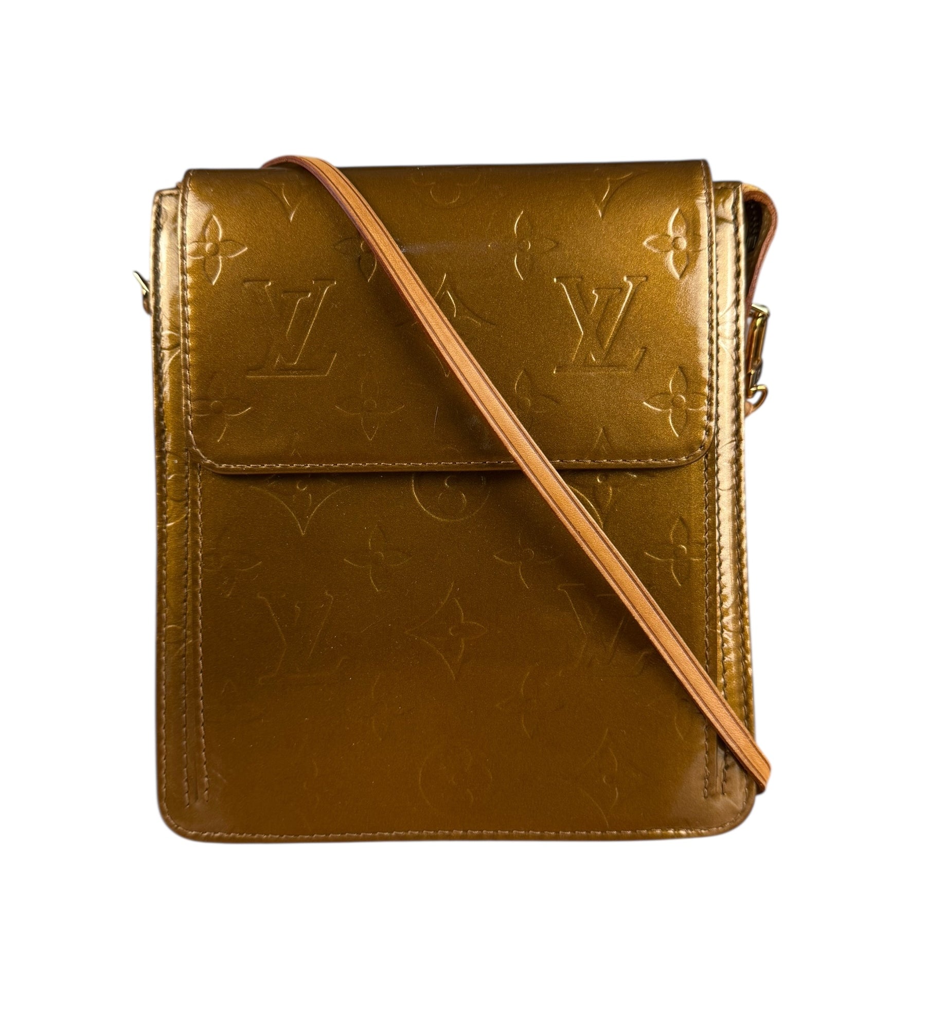 Louis Vuitton Bronze Vernis Shoulder Bag