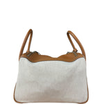 Hermes Toile Swift Canvas/Leather Lindy 30 Beige/Brown 2007