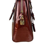 Louis Vuitton Burgundy Monogram Melrose Avenue Vernis  Handbag