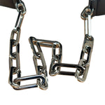 Gucci Black Leather Chain Hobo Bag