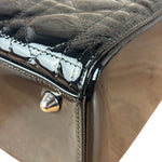 Christian Dior Black Cannage Quilted Leather Medium Lady Dior Handbag