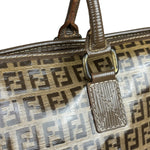 Fendi Brown PVC FF Zucchino Tote Bag