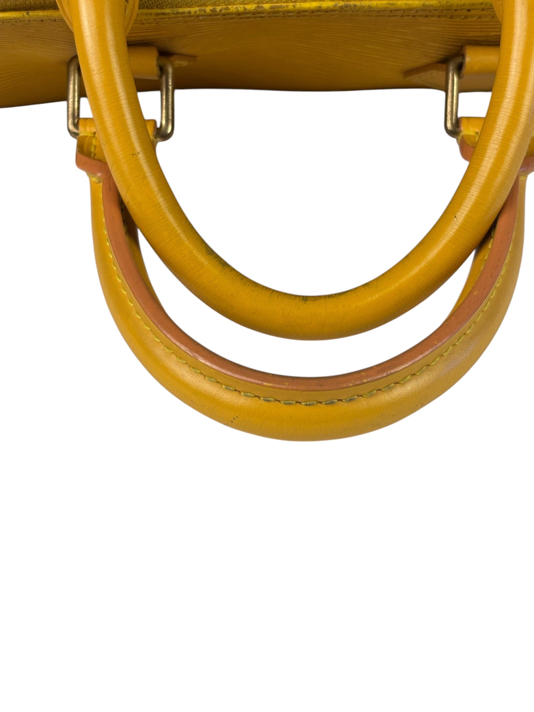 Louis Vuitton Yellow Epi Leather Speedy 25