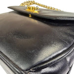 Gucci Black Leather Flap Crossbody Bag