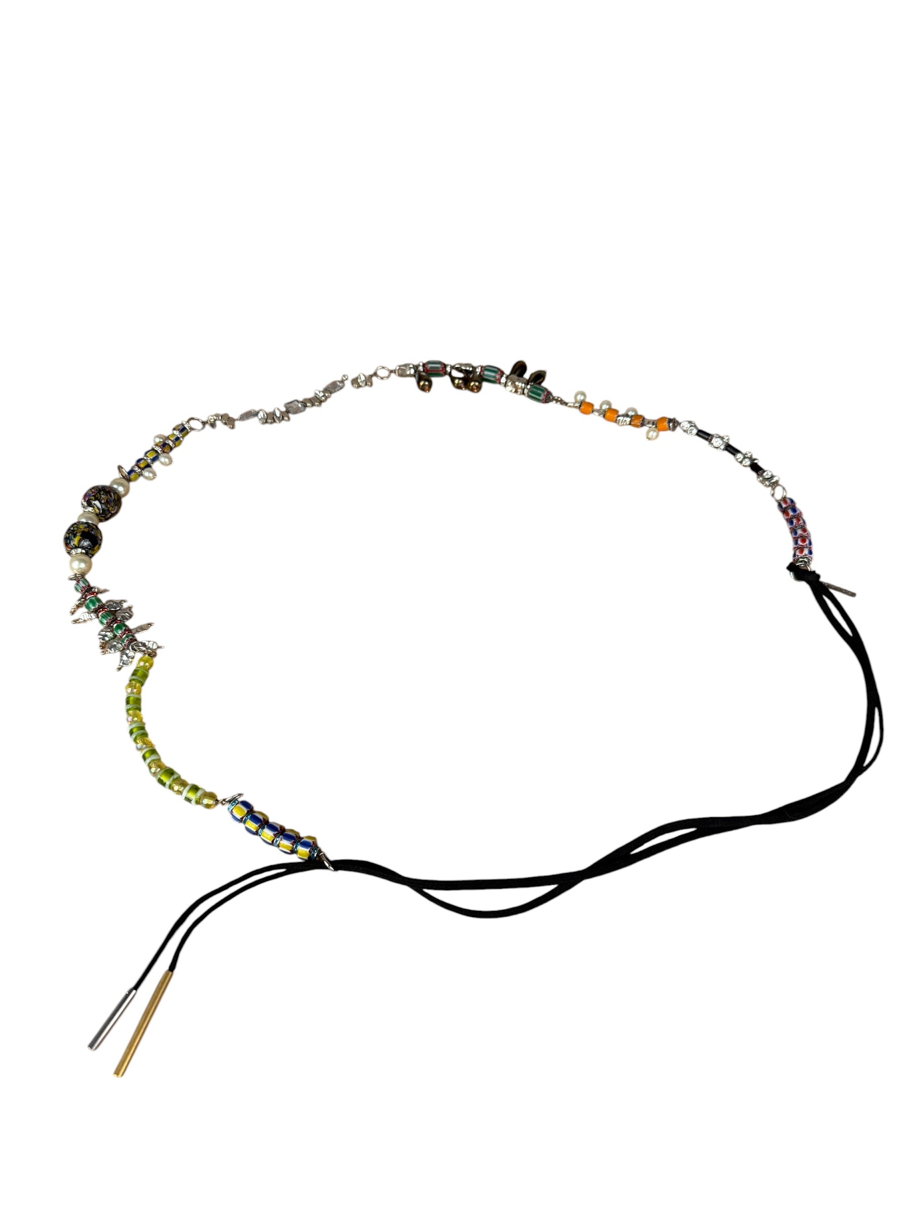 Dries Van Noten Multi-Beaded Tie Belt