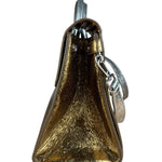 Christian Dior Diorever Gold Leather 2Way Handbag