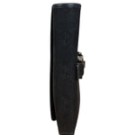 Gucci Vintage Black GG Jackie Buckle Compact Wallet