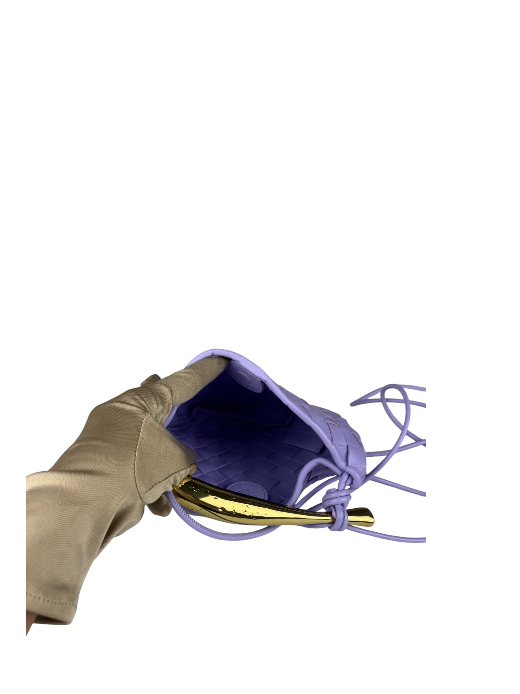 Bottega Veneta Lavender Intrecciato Mini Sardine Bag