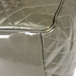 Chanel Grey Patent Leather Mademoiselle Kelly Flap Bag 2008
